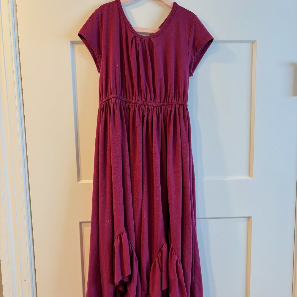 Mia Joy Long Marroon Dress